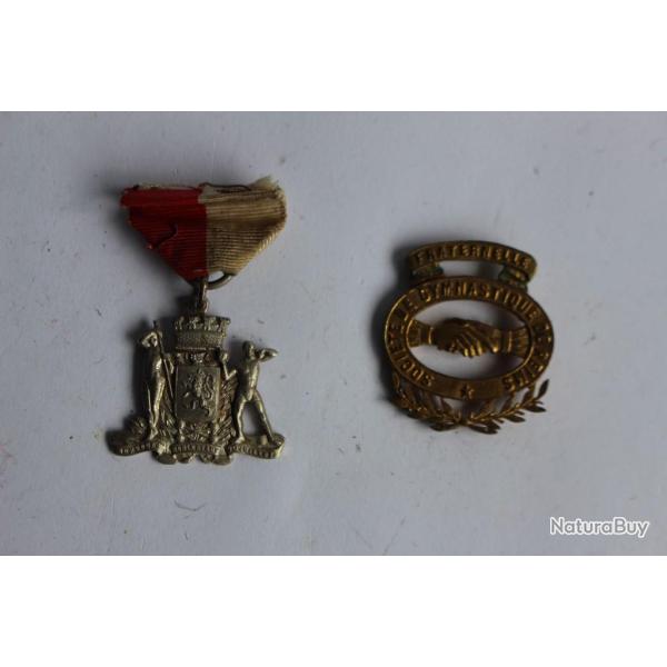 Insignes Soci�t� de gymnastique Reims Schlestadt S�lestat 1884