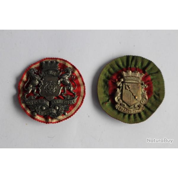 Insignes Soci�t� de gymnastique Mulhouse 1878 1876