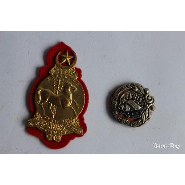 Insignes Concours f�d�ral gymnastique Tunis 1912