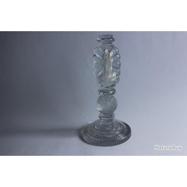 Ornement d'oratoire cristallo-c�rame Vierge � l'Enfant et angelots