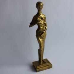 OUDOT Georges Sculpture bronze femme