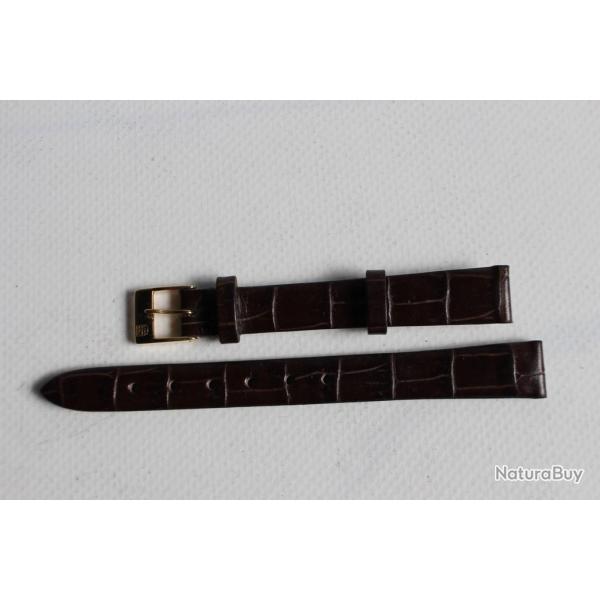 FREDERIQUE CONSTANT Bracelet montre crocodile brun 12 mm