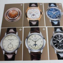 PATEK PHILIPPE 6 cartes postales modèles de montres