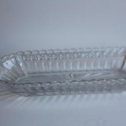 Saint-Louis vide poche cristal moulé 1900