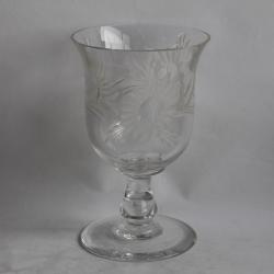 Grande coupe calice cristal taill&eacute; Art de la table