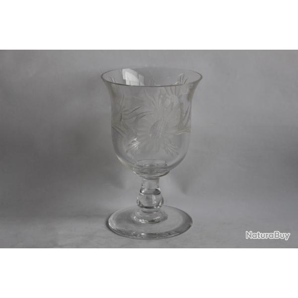 Grande coupe calice cristal taill� Art de la table