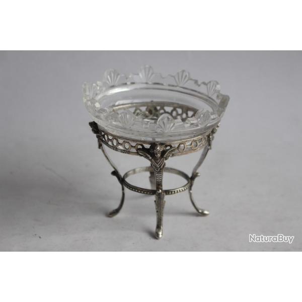 Sali�re argent et cristal Victoires ail�es