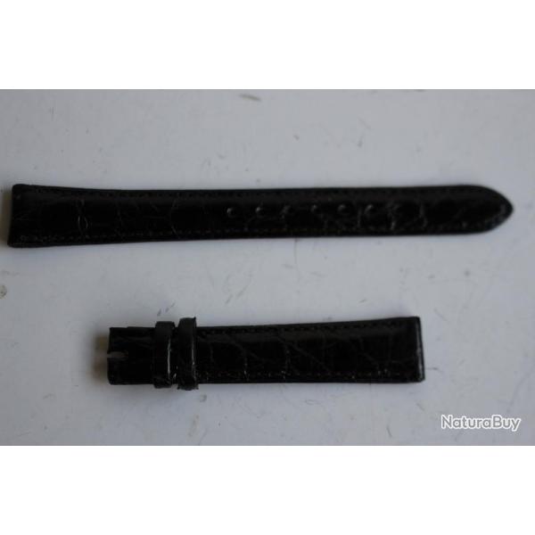 Bracelet pour montre cuir noir FREDERIQUE CONSTANT 14 mm