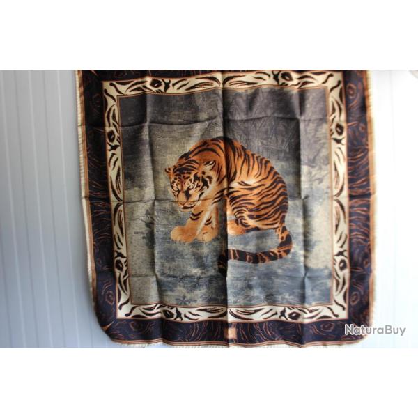 PATEK PHILIPPE Foulard soie montres  Ermenegildo Zegna Tigre Chinois