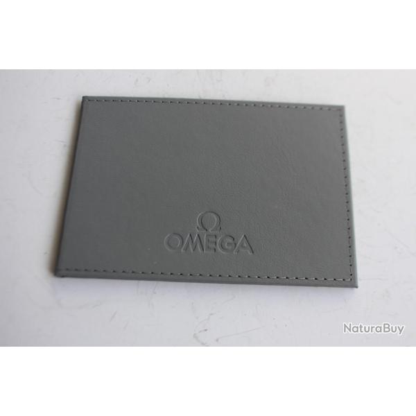 Etui a cartes publicit� montres OMEGA collections horlogerie