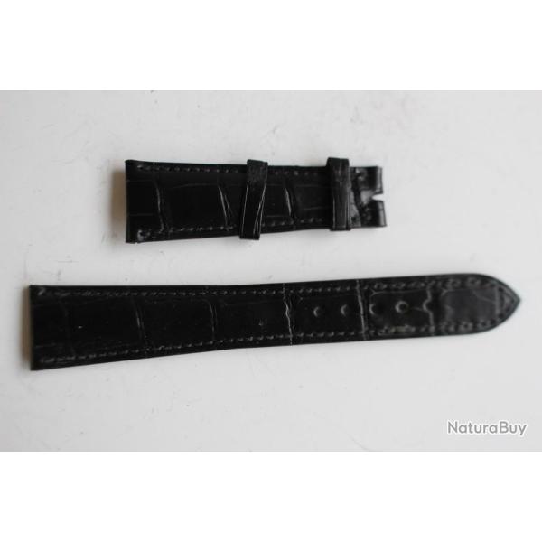 PATEK PHILIPPE Bracelet montre noir mat 21 mm
