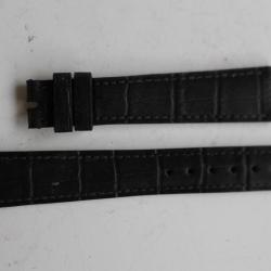 PATEK PHILIPPE Bracelet montre noir mat 17 mm
