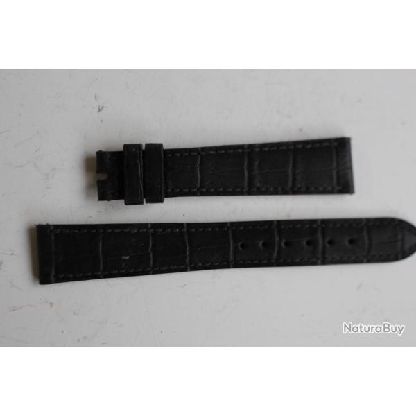 PATEK PHILIPPE Bracelet montre noir mat 17 mm