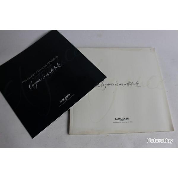 Catalogue Montres LONGINES + prix 2000 en Francs Suisses