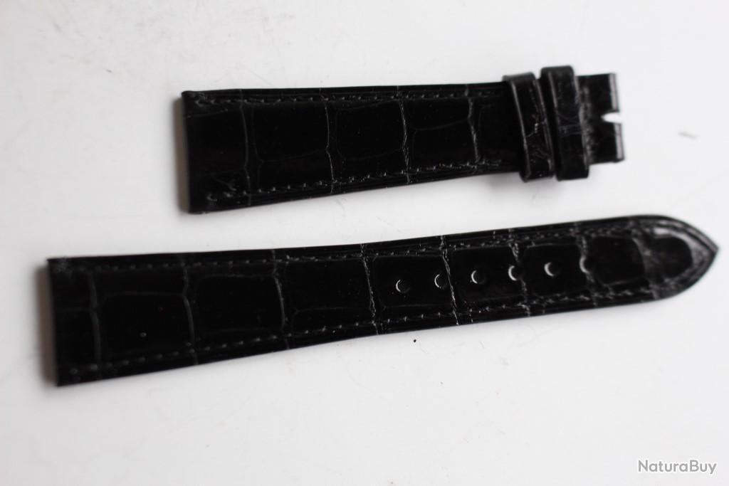 Bracelet De Montre Patek Philippe Noir - 21 Mm - Modèle 33329 - Occasion