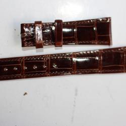 PATEK PHILIPPE Bracelet montre brun 20 mm