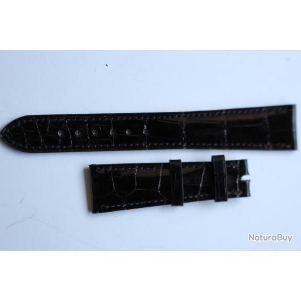 PATEK PHILIPPE Bracelet montre noir 20 mm