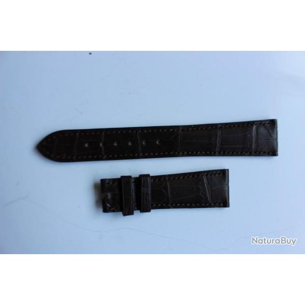 PATEK PHILIPPE Bracelet montre brun fonc� 20 mm