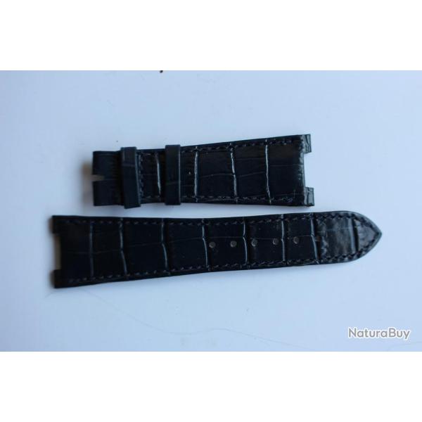 PATEK PHILIPPE Bracelet montre bleu fonc� 25 mm