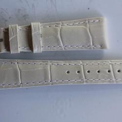 PATEK PHILIPPE Bracelet montre blanc nacré 20 mm