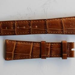 PATEK PHILIPPE Bracelet montre brun foncé 23 mm