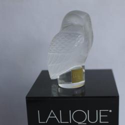 LALIQUE Chouette cristal dépoli