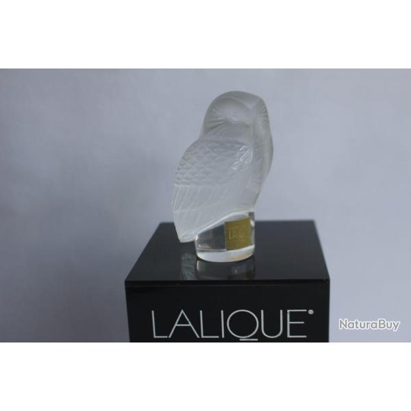 LALIQUE Chouette cristal d�poli