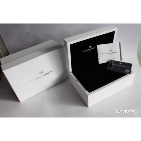 �crin pour montre TechnoMarine Citizen Date/Day (laqu� blanc) + garantie