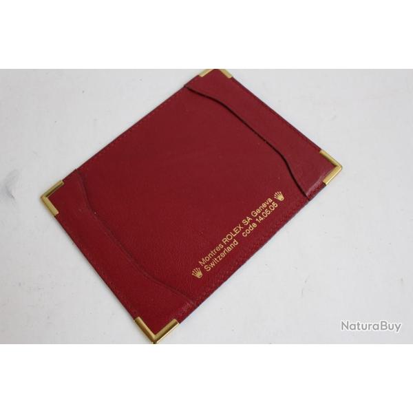 Porte carte bloc note montre ROLEX code: 14.05.0