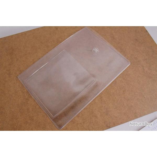 ROLEX �tui plastique translucide garantie montre