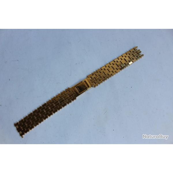 Bracelet montre plaqu� or 17 mm