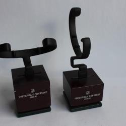 Deux presentoirs pour montres FREDERIQUE CONSTANT horlogerie