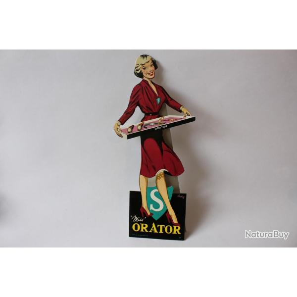 Pin up Miss ORATOR publicit� montre