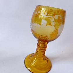 Ancien verre à vin souvenir Allemagne Art de la table