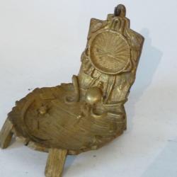 Porte montre de gousset bronze Art nouveau