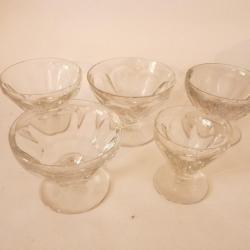 BACCARAT Cinq Verres cristal