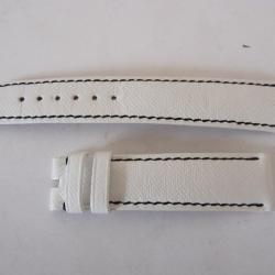 BERTOLUCCI Bracelet montre cuir blanc 18 mm
