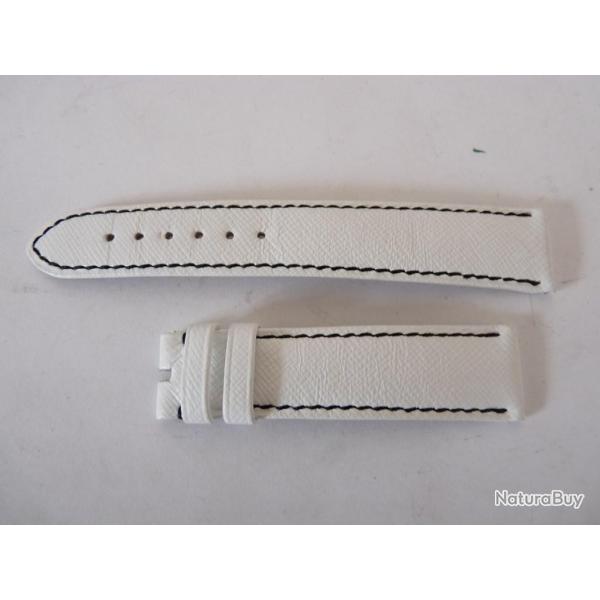 BERTOLUCCI Bracelet montre cuir blanc 18 mm