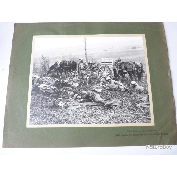 Photographie guerre front fran�ais de la somme