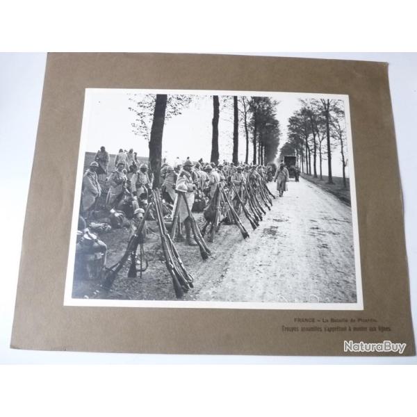 Photographie guerre bataille de Picardie troupes annamites