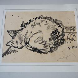 Lithographie Chat Val...? &eacute;dit&eacute;e par Mourlot