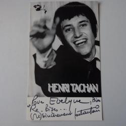 Photographie Dédicacée Henri Tachan
