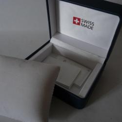 Écrin montre SWISS MADE horlogerie