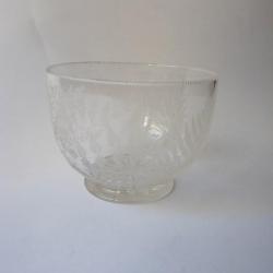 Coupelle cristal gravé  Art de la table