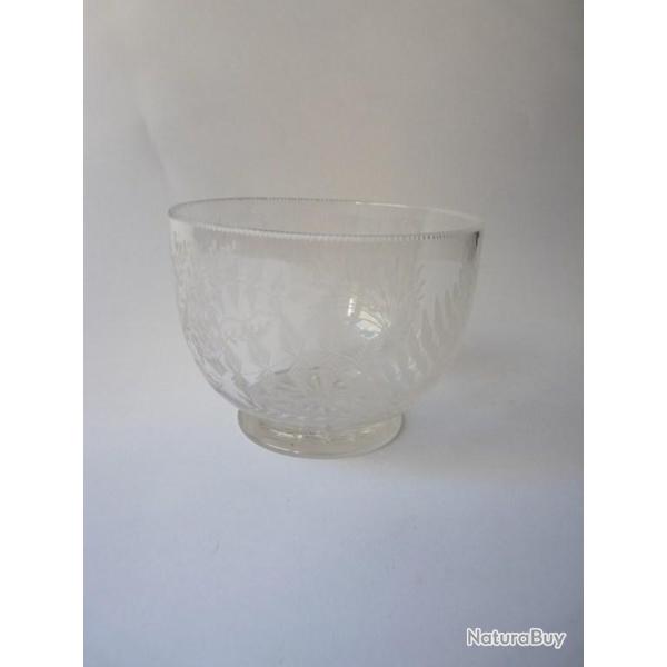 Coupelle cristal grav�  Art de la table