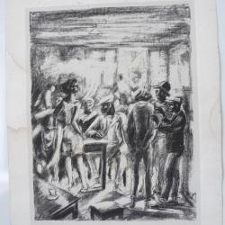 Lithographie  Charles Clément estampe