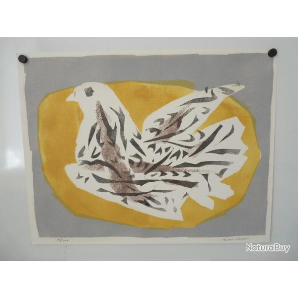 Lithographie HELEN KASSER  estampes