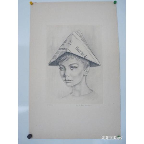 Lithographie  Ram Rischmann estampes