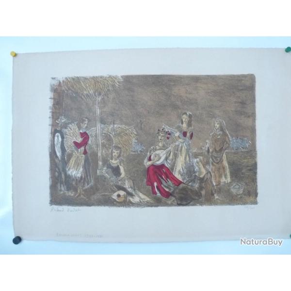 Lithographie Roland Oudot estampes