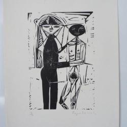 Lithographie Roger Descombes estampes
